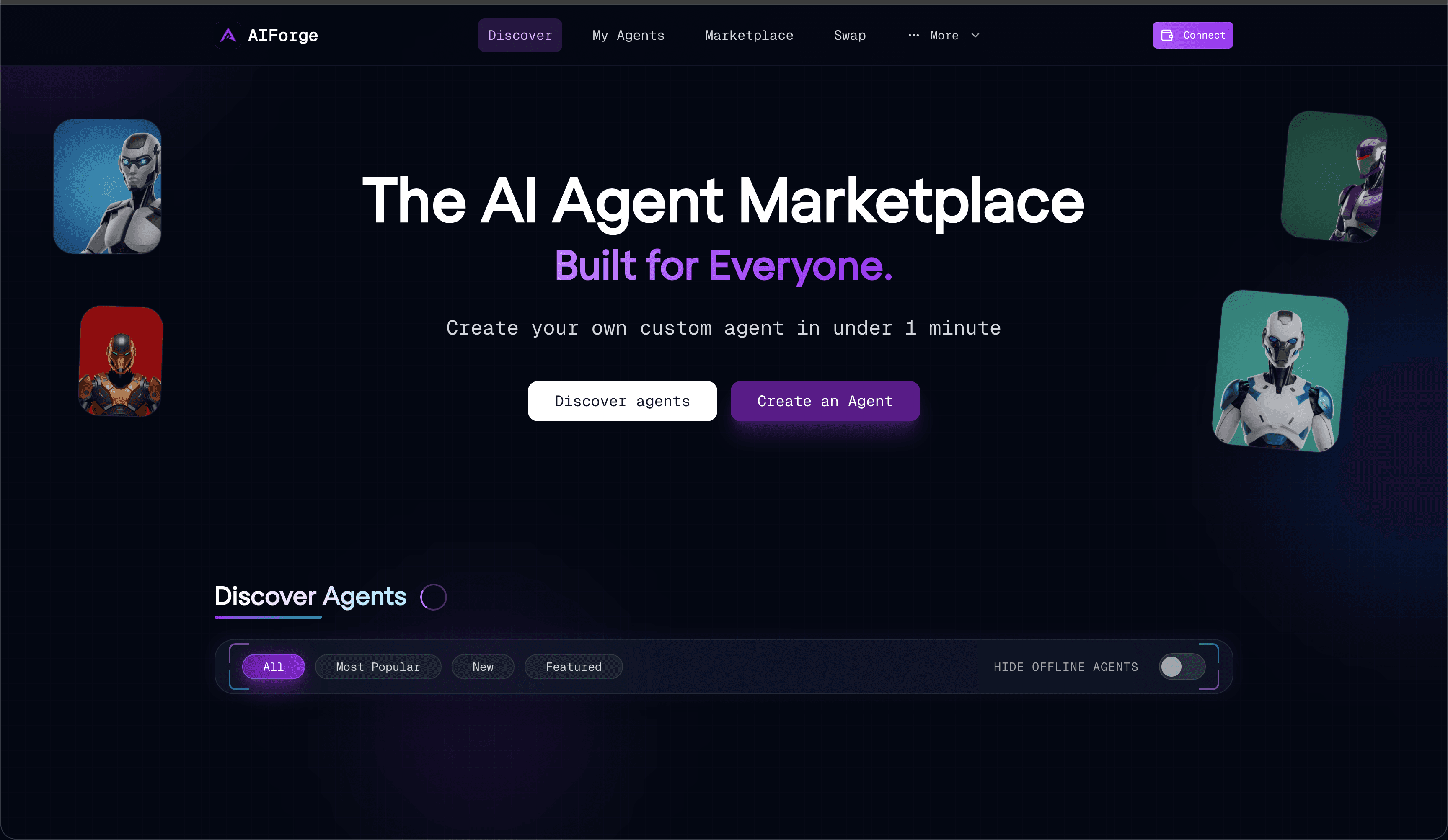 AiForge – AI Agent Marketplace on 0G Chain