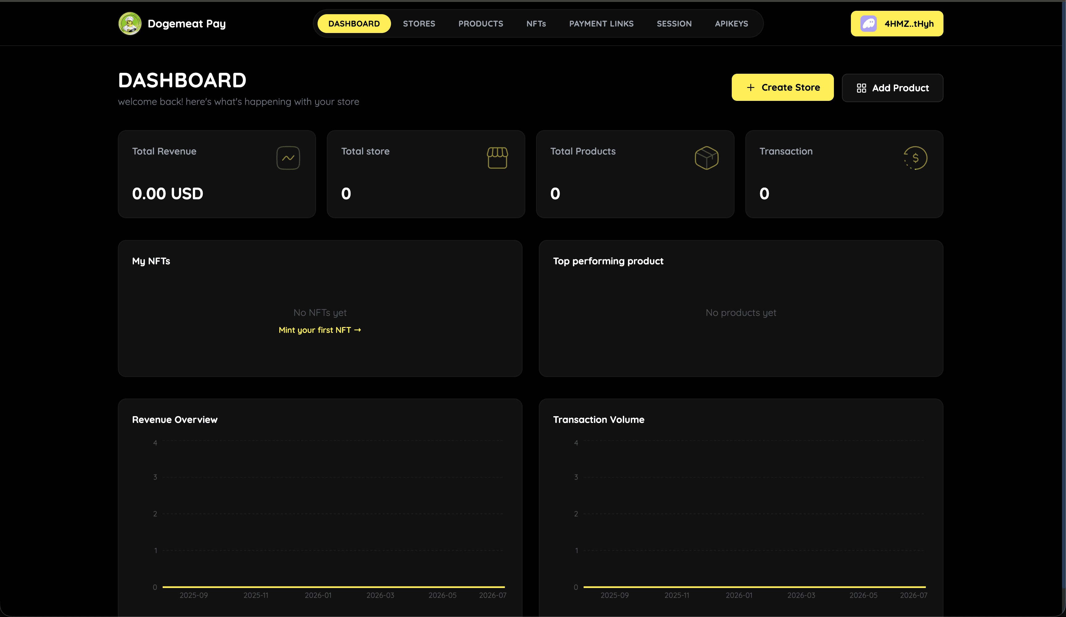 Dogemeat Pay – Solana Merchant Payment Platform — screenshot 2