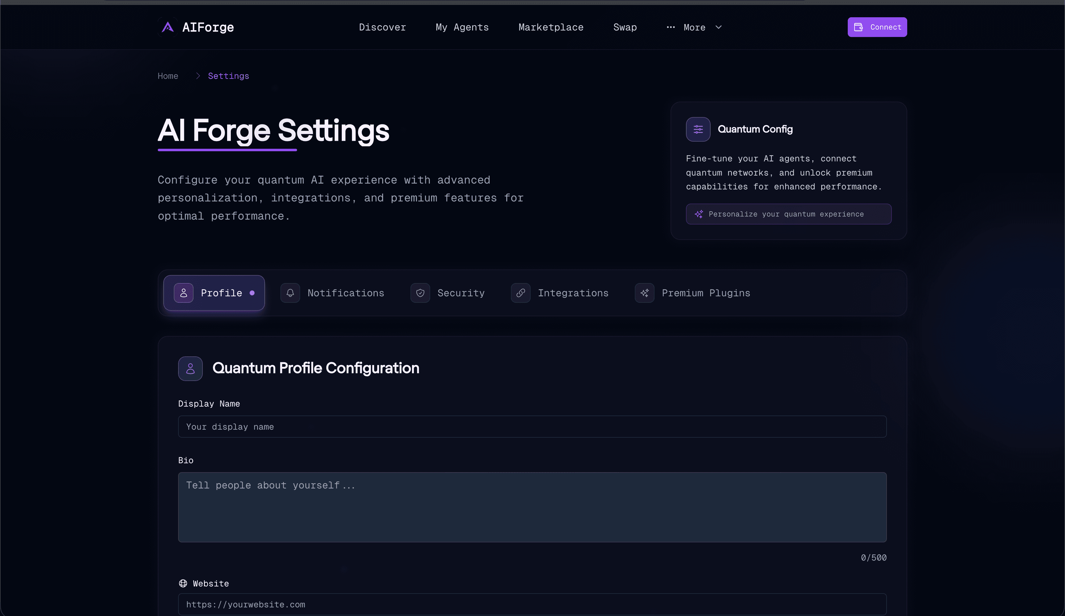 AiForge – AI Agent Marketplace on 0G Chain — screenshot 3