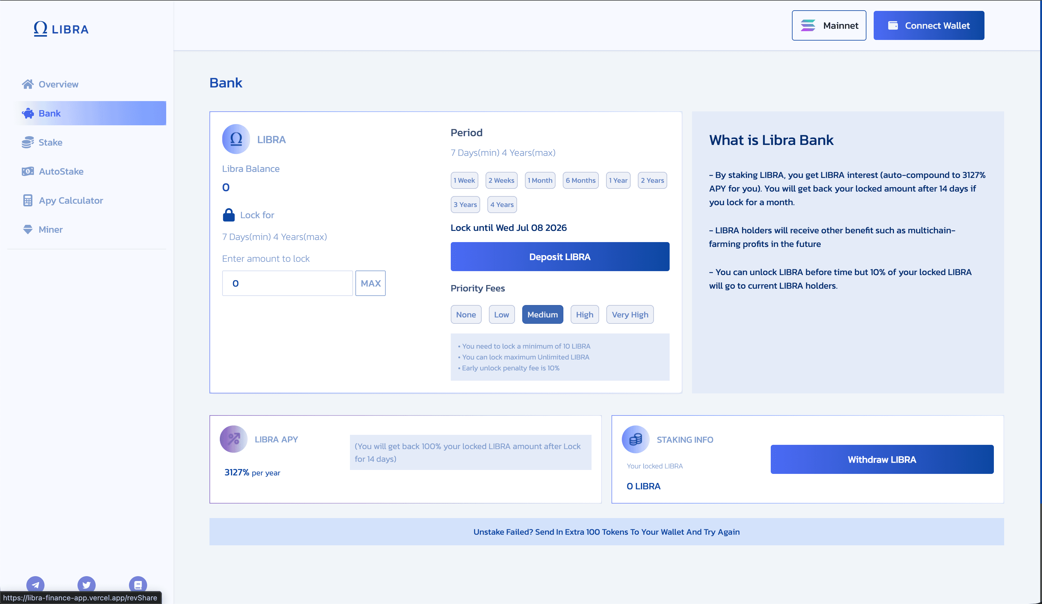 Libra – Solana Staking & Mining Protocol — screenshot 2