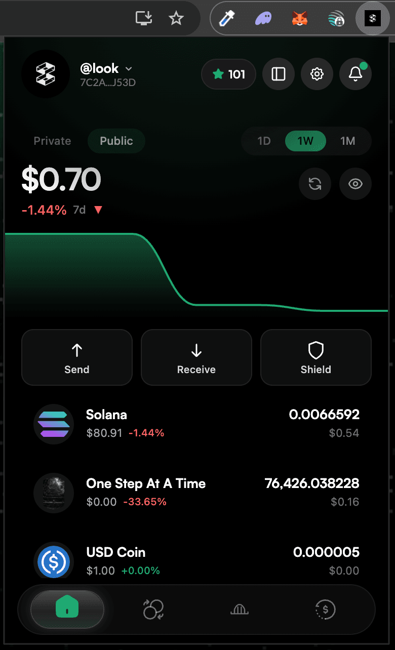 Veilo – Solana Privacy Wallet & Protocol — screenshot 2